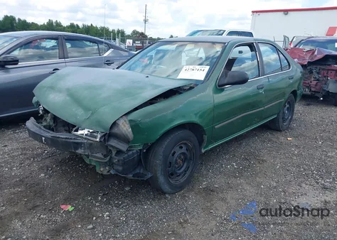1998 Nissan Sentra Gxe/Xe z USA, uszkodzony, nr VIN 3N1AB41D4WL064404